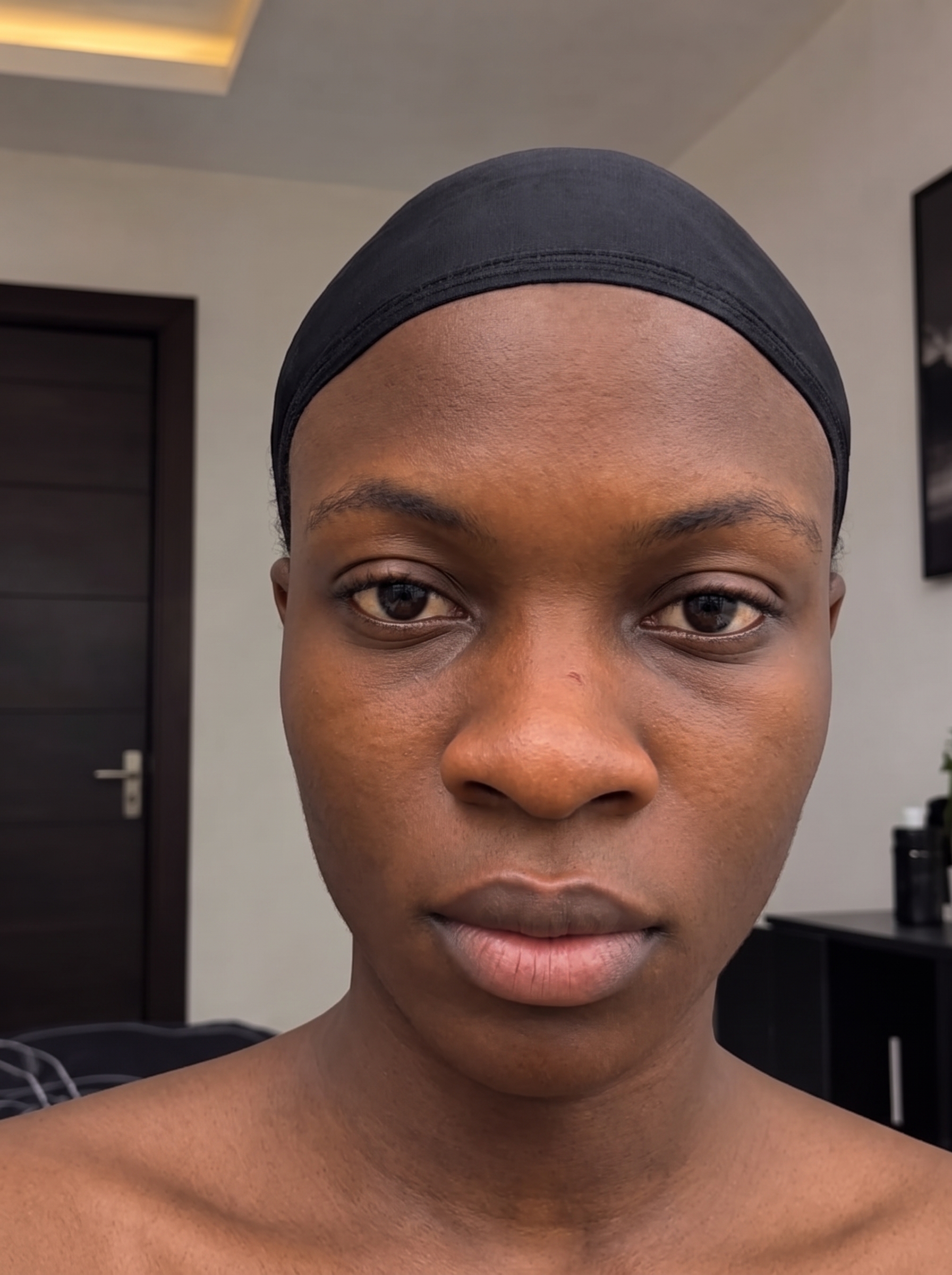 AI-generated studio beauty portrait